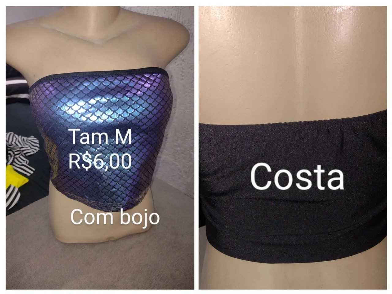Lote com sete blusas femininas veste M  - Foto 2