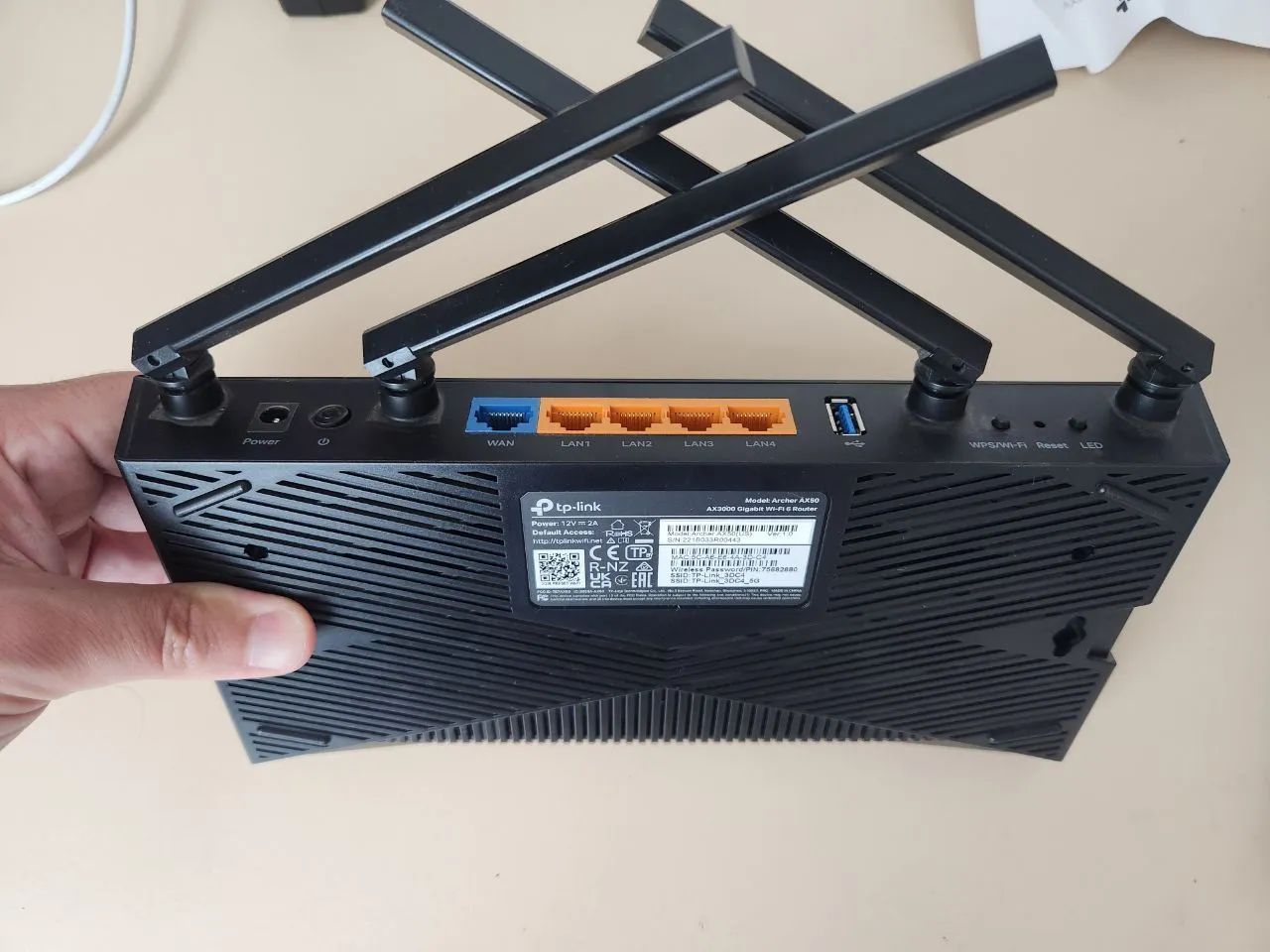 Roteador TP-Link Archer AX50 AX3000 Wi-Fi 6 Gigabit - Dual Band (Intel) - Na Caixa - Foto 2