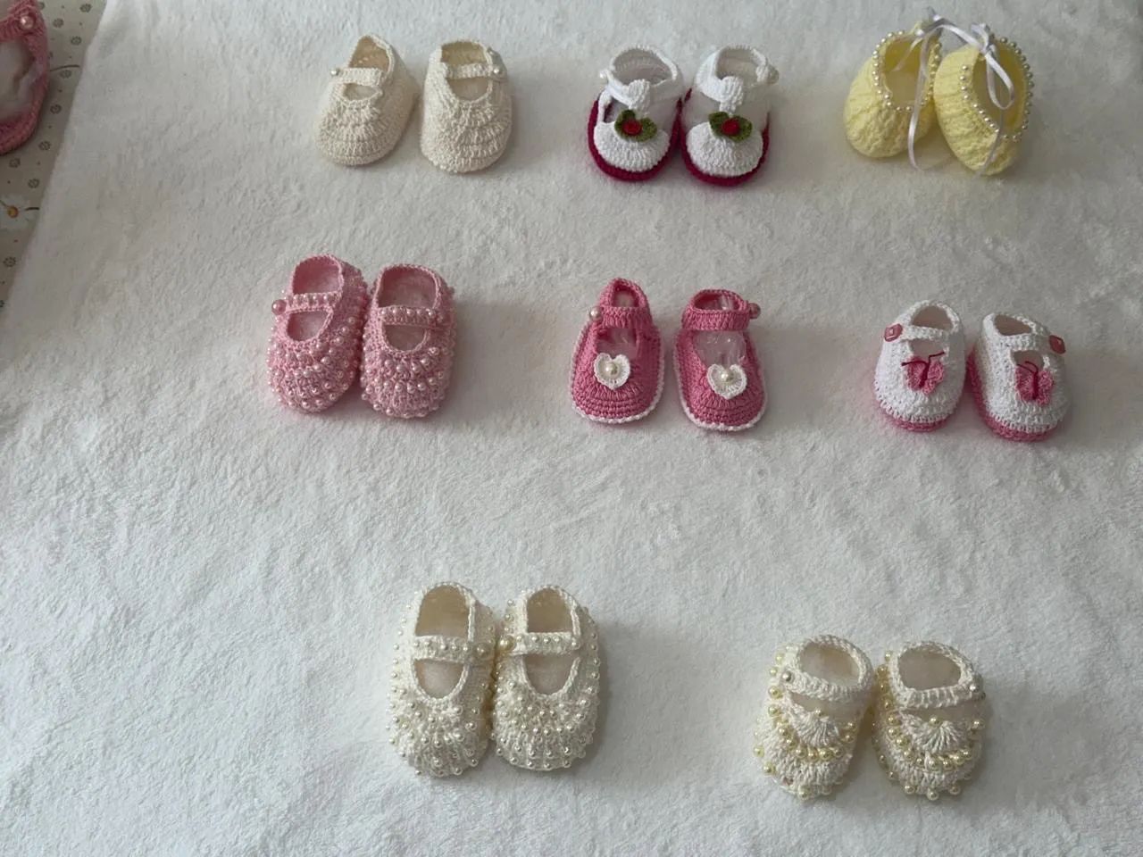 Sapatinhos de crochê para bebês - Foto 6