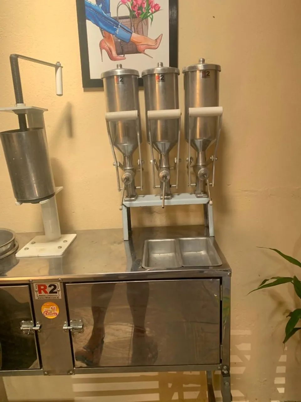 Bancada Mesa Churros Mass Engrenagem 3 Doceira + Espanhol R2 - Foto 4