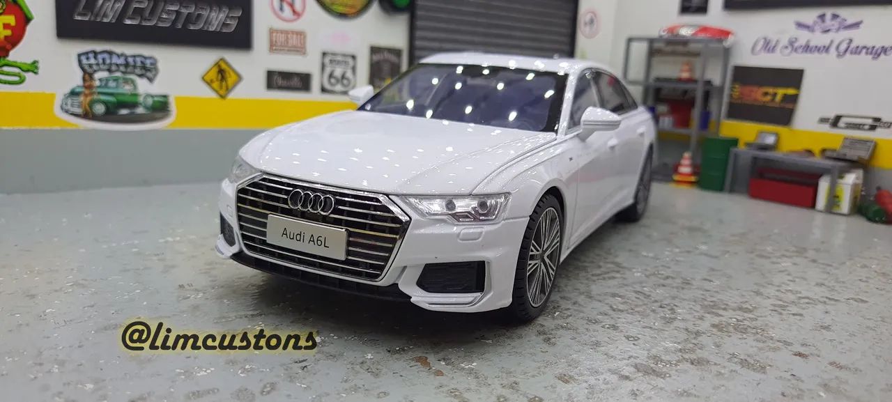 Miniatura 1:18 Audi A6 Branco pérola -  - Foto 5