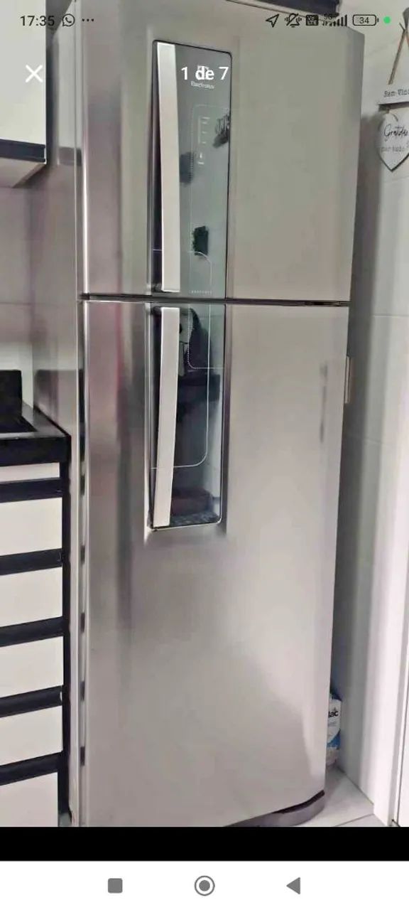 Geladeira Brastemp Frost Free duplex completa painel digital Blue touch Modelo novo!