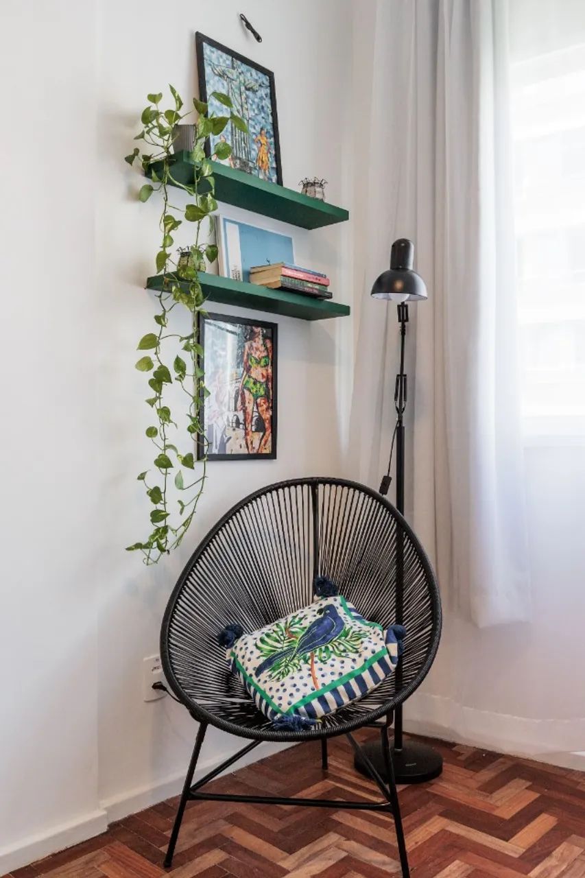 Apartamento temporada em Copacabana, reformado e mobiliado, sala e quarto - Foto 9