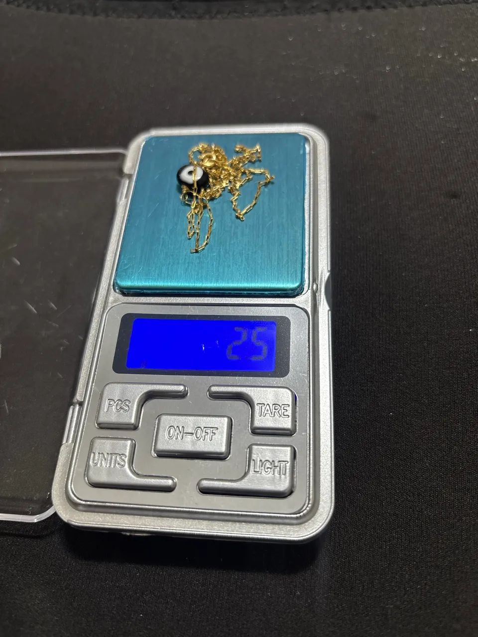 VENDO CORRENTE COLA OLHO GREGO OURO 18k - Foto 2