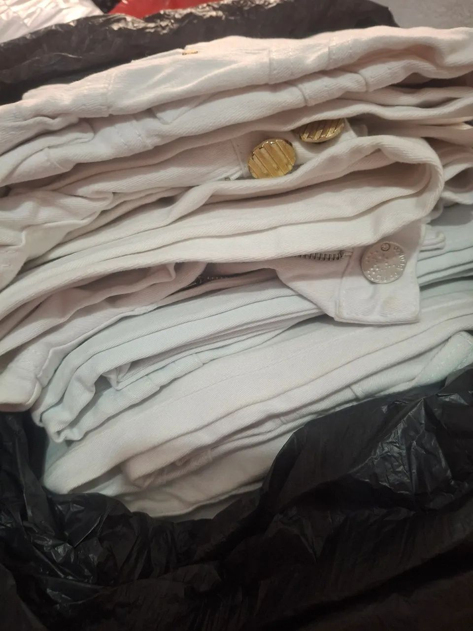 Calças brancas jeans 36 - Foto 5