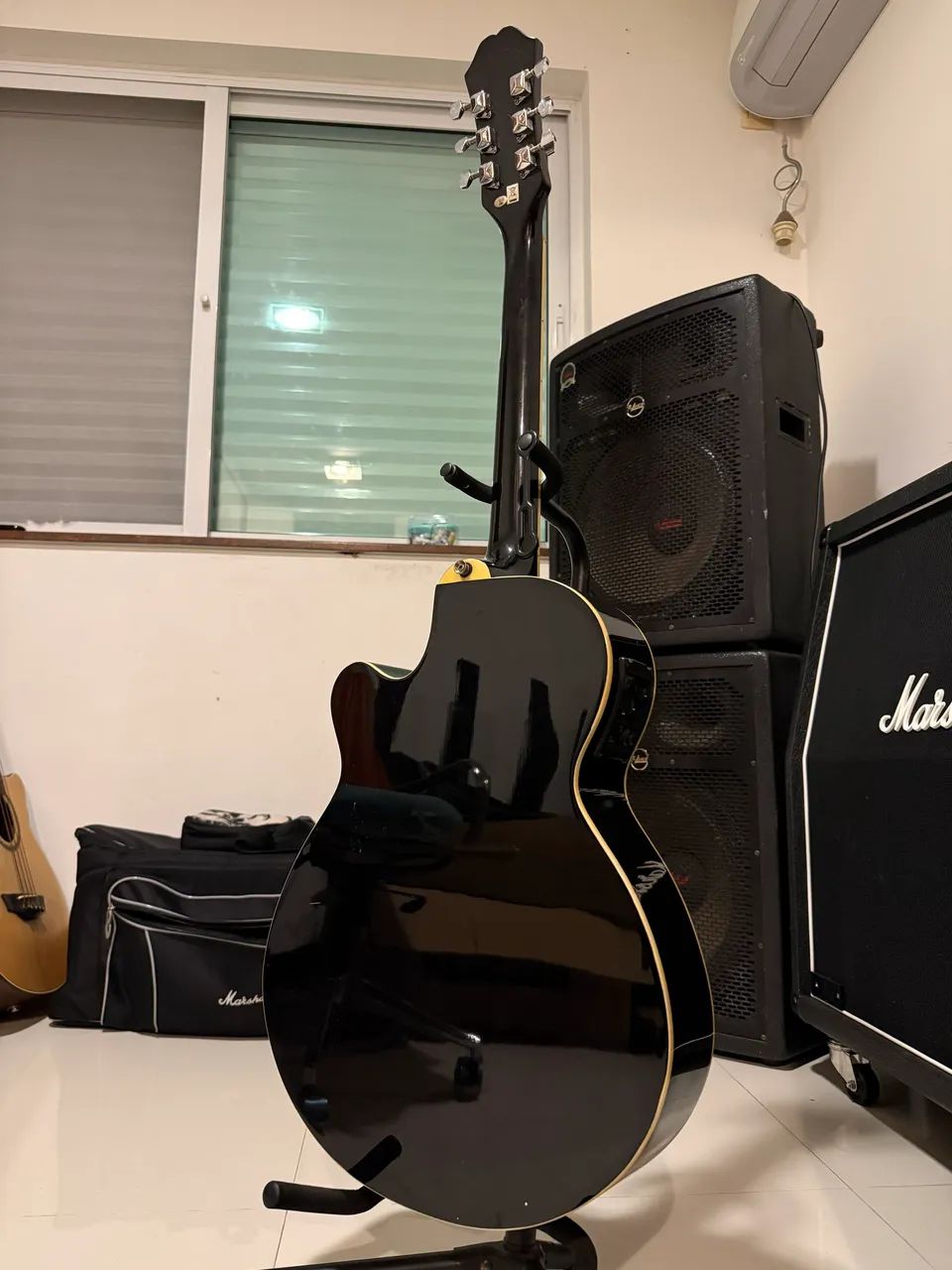 Violão Epiphone Elétrico PR-4E - Foto 4