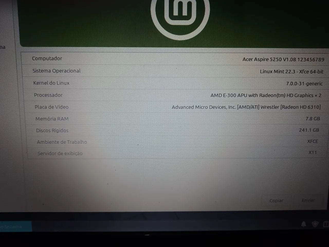 Notebook Acer AMD 8gb ram SSD - Foto 2