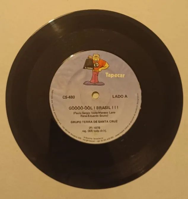 Compacto Vinil Goooool Brasil 1978 Terra Santa Cruz - Sem Capa
