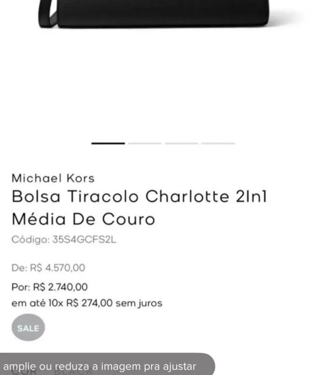 Bolsa média preta Michael Kors - Foto 2