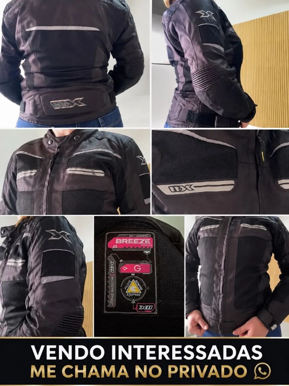 JAQUETA MOTOCICLISTA 