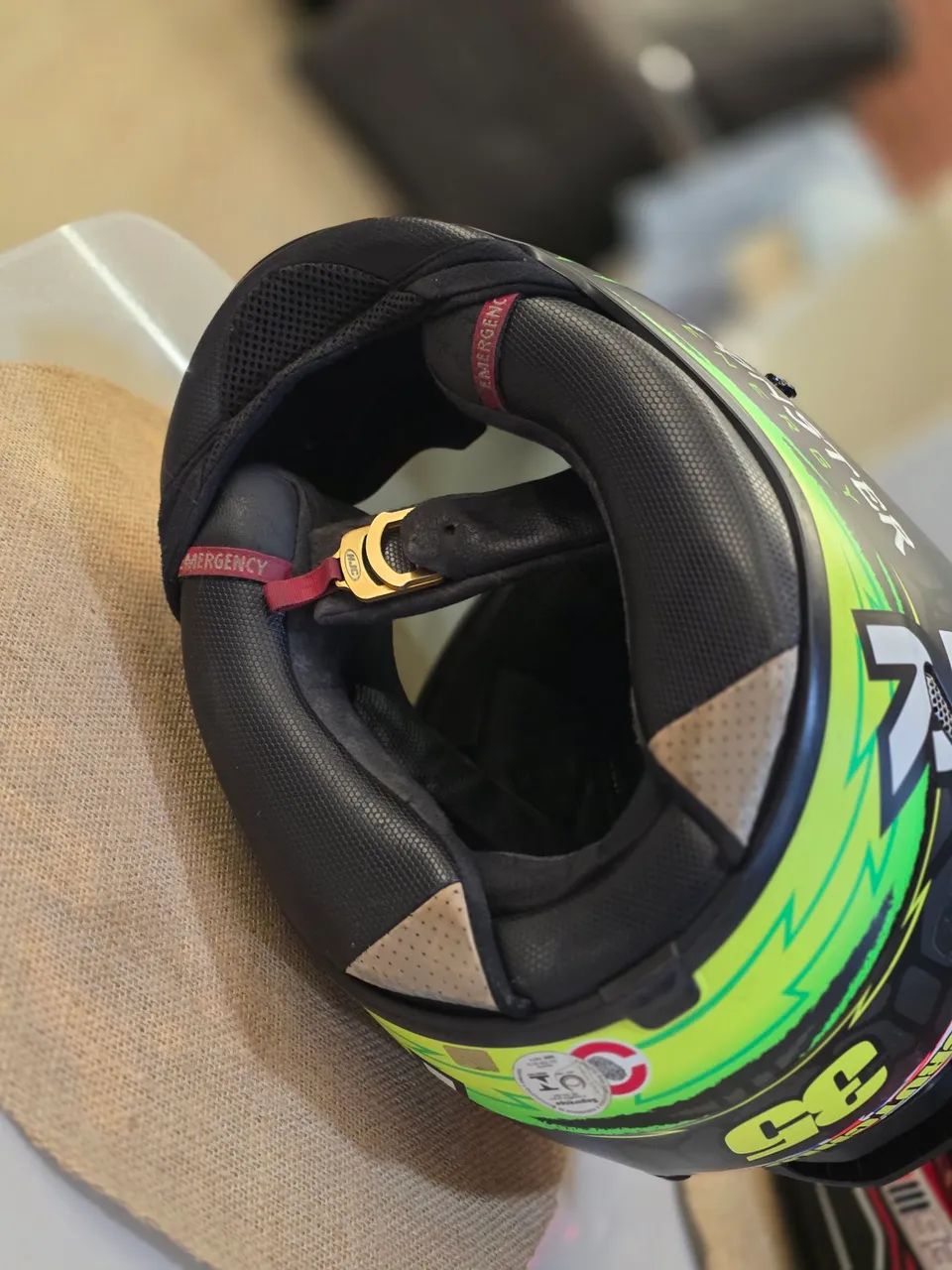 CAPACETE HJC IMPECÁVEL  - Foto 3