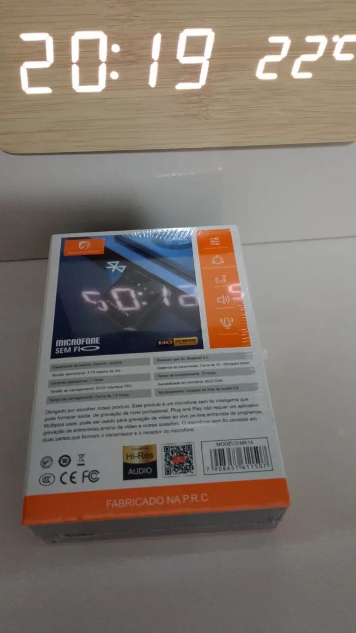 Microfone Sem Fio Tipo-c Lapela Celular Profissional Android Cor MK14 Hmaston - Foto 2