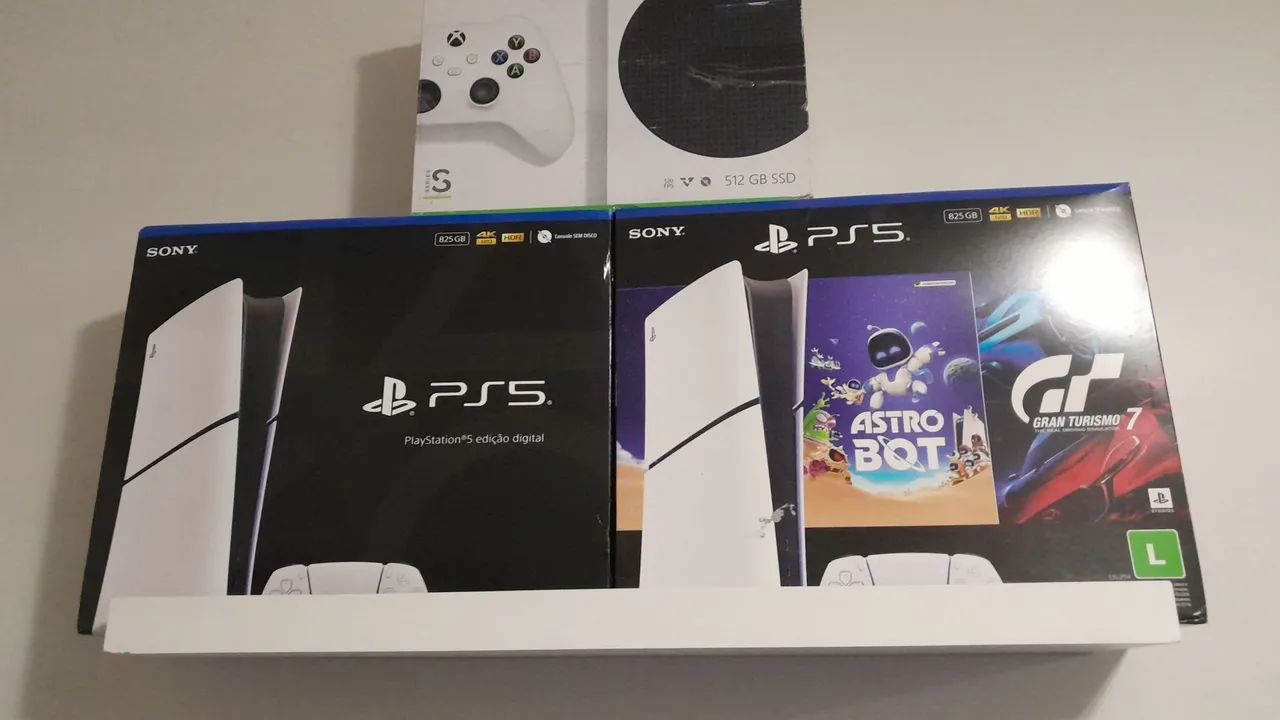 Consoles novos e seminovos 