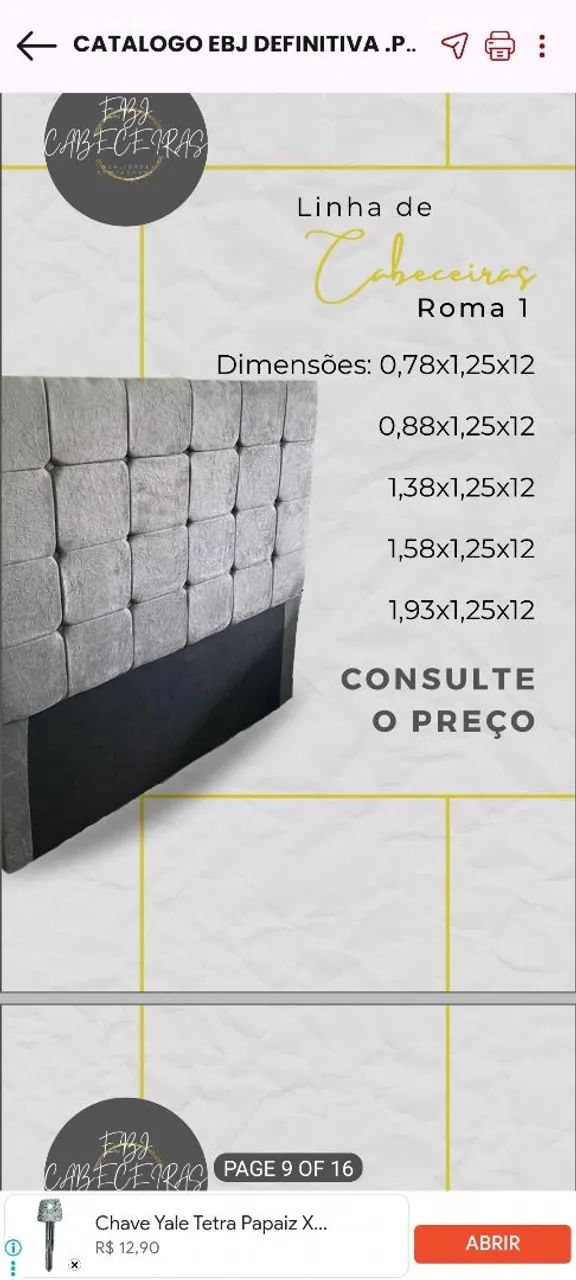 Cabeceiras casal e Solteiros