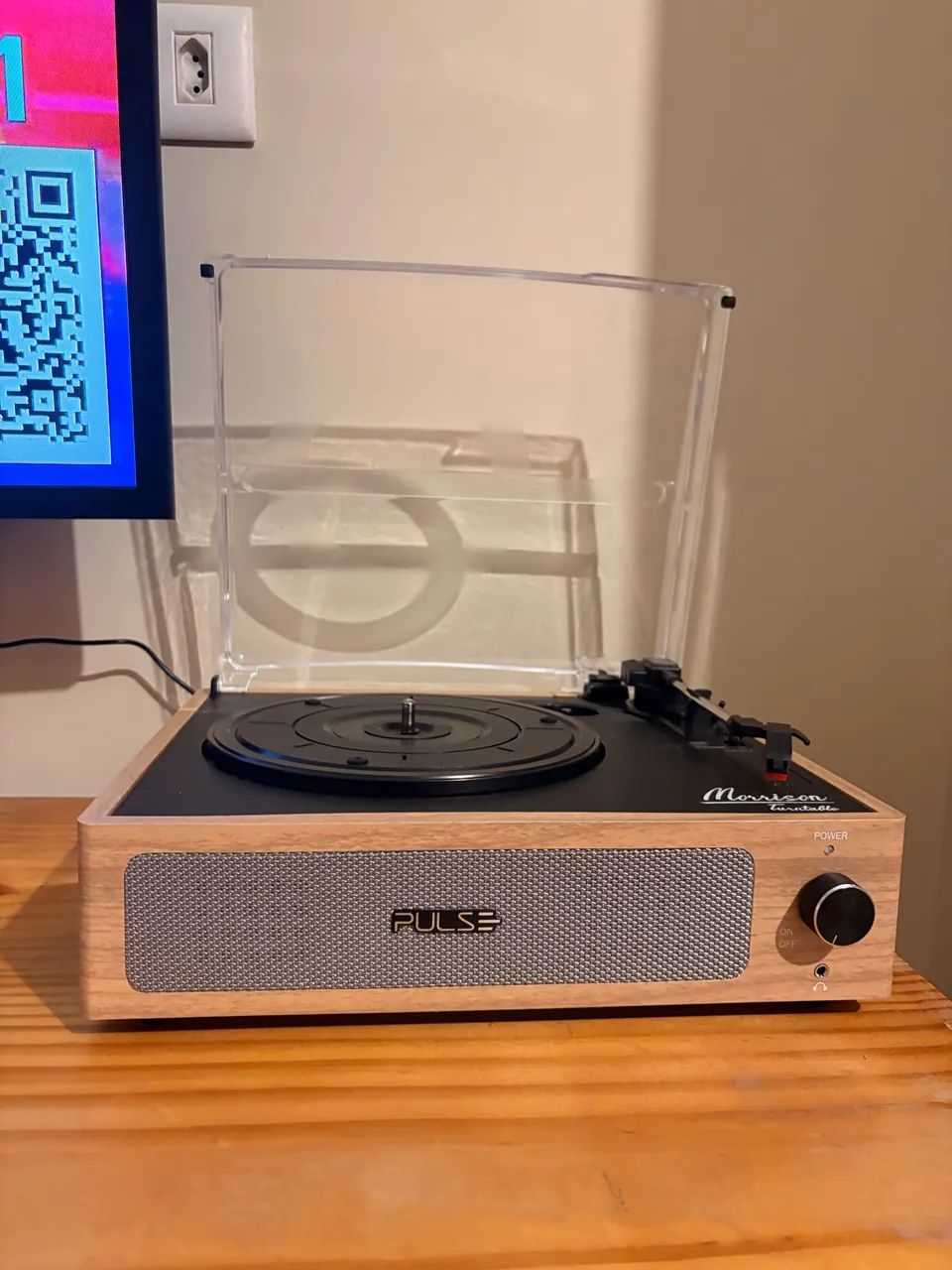 Vitrola Morrison Turntable Retro de Mesa Bluetooth USB - Foto 5