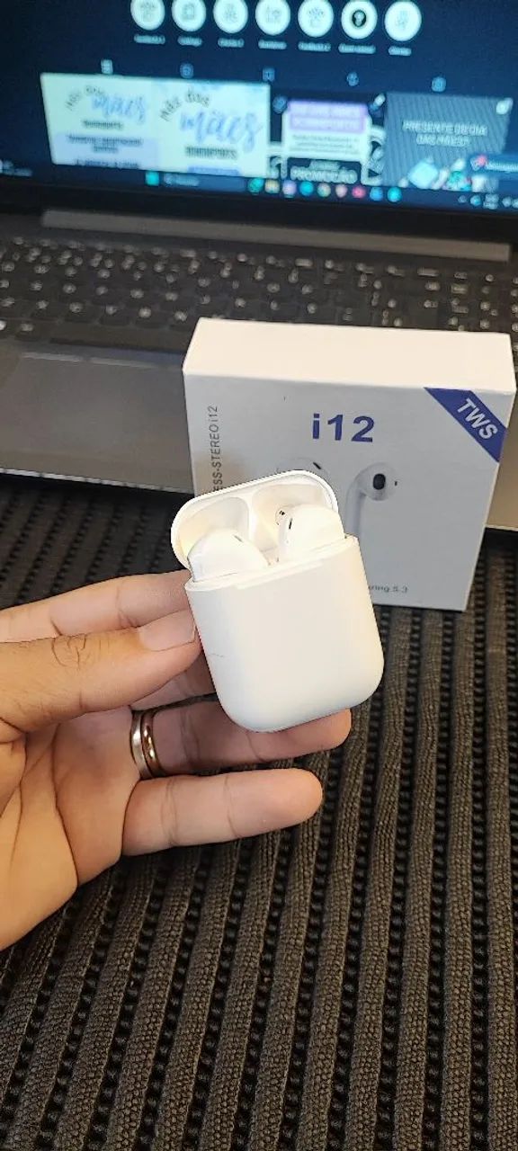 Fone bluetooth Impods I12 TWS  - Foto 2