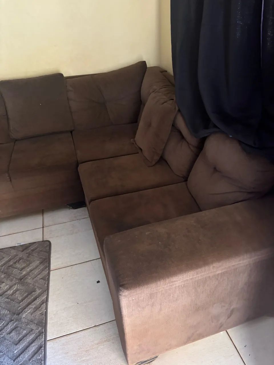Sofá marrom L | 6 lugares  - Foto 2