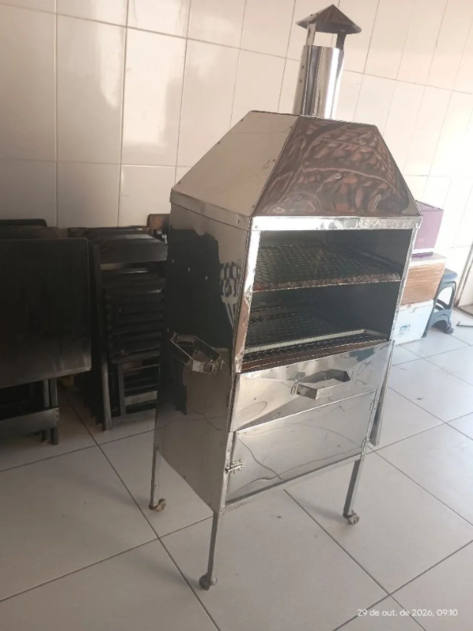 Churrasqueira de inox  nova contato * - Foto 2