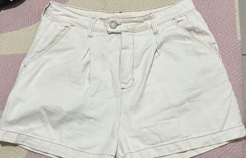 short jeans branco