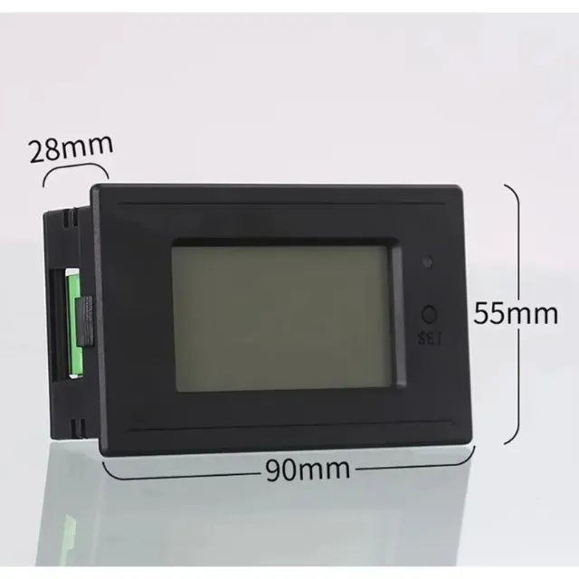 Voltímetro Amperímetro Display LCD Medidor De Corrente De Tensão AC Potência 100A 22000W - Foto 6