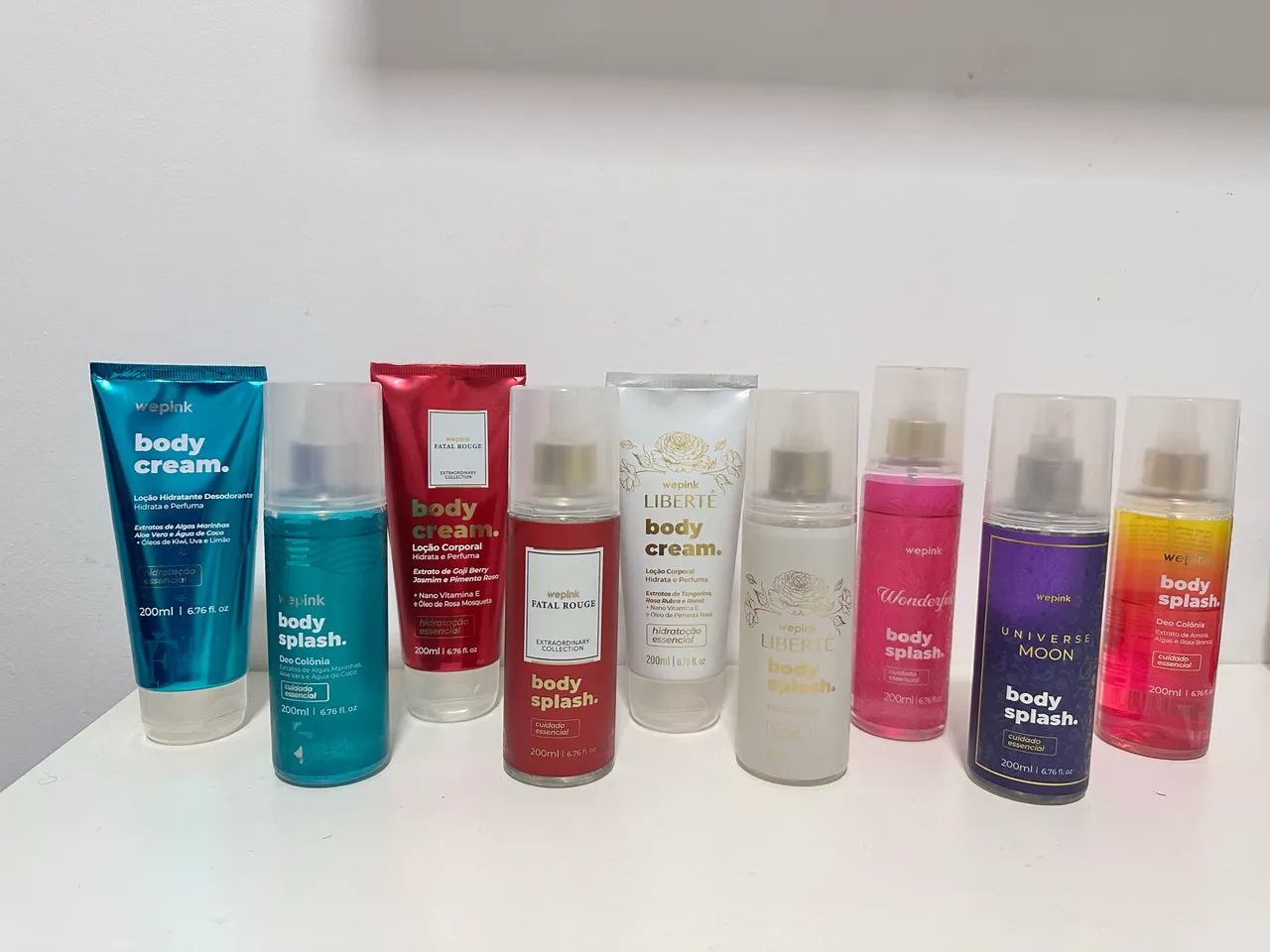 Wepink body splash e body cream 
