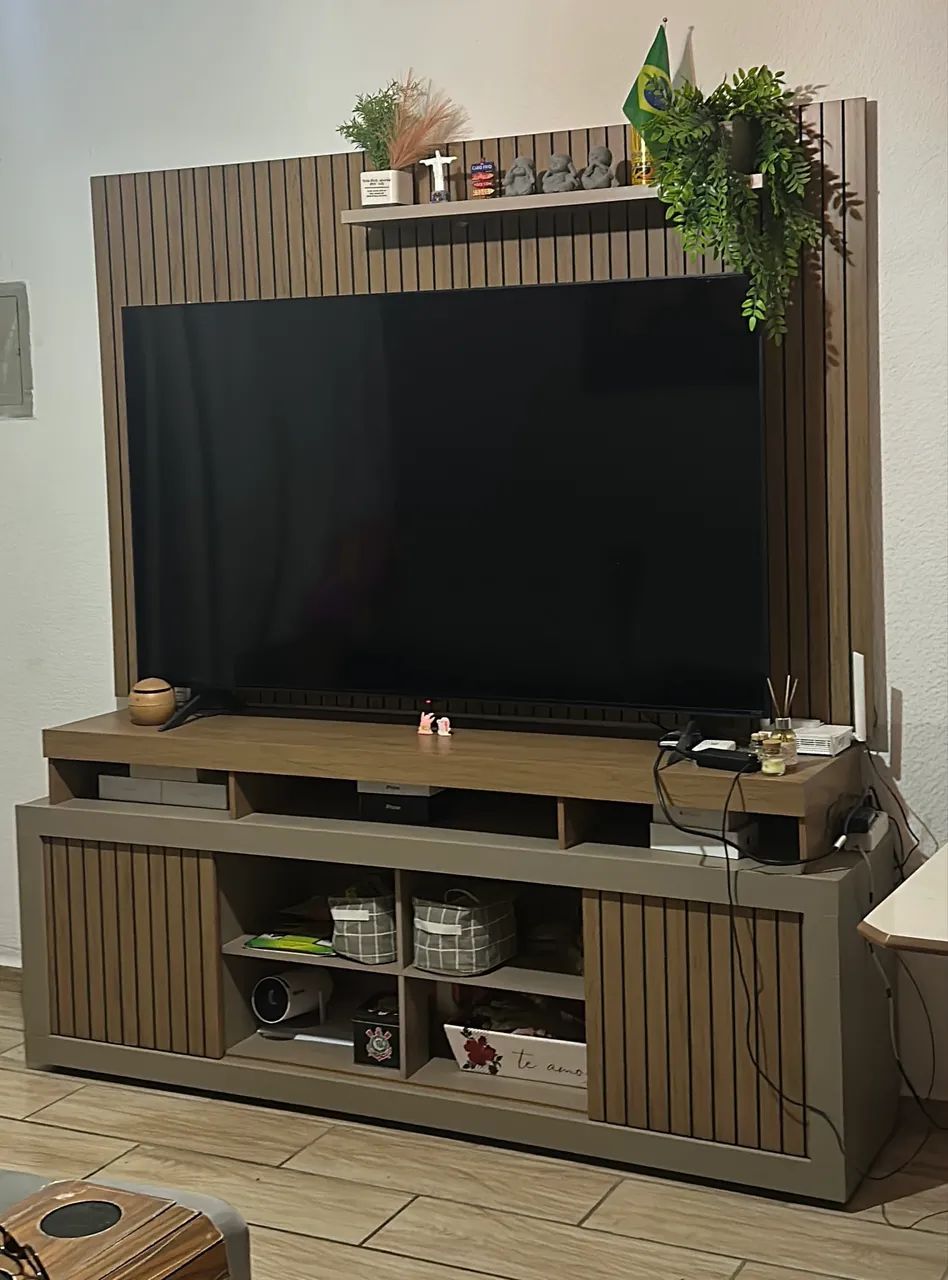 Rack com painel