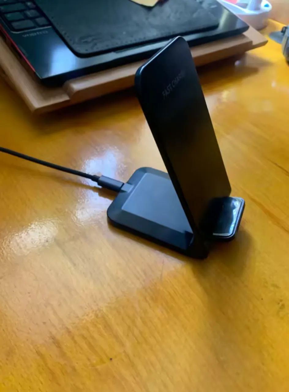 Carregador  Sem Fio de mesa para Iphone e Androide - Foto 2
