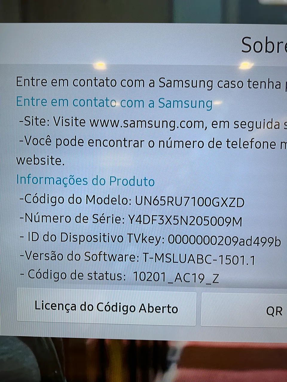 Smart TV LED 65? Samsung UN65RU7100GXZD - Foto 4