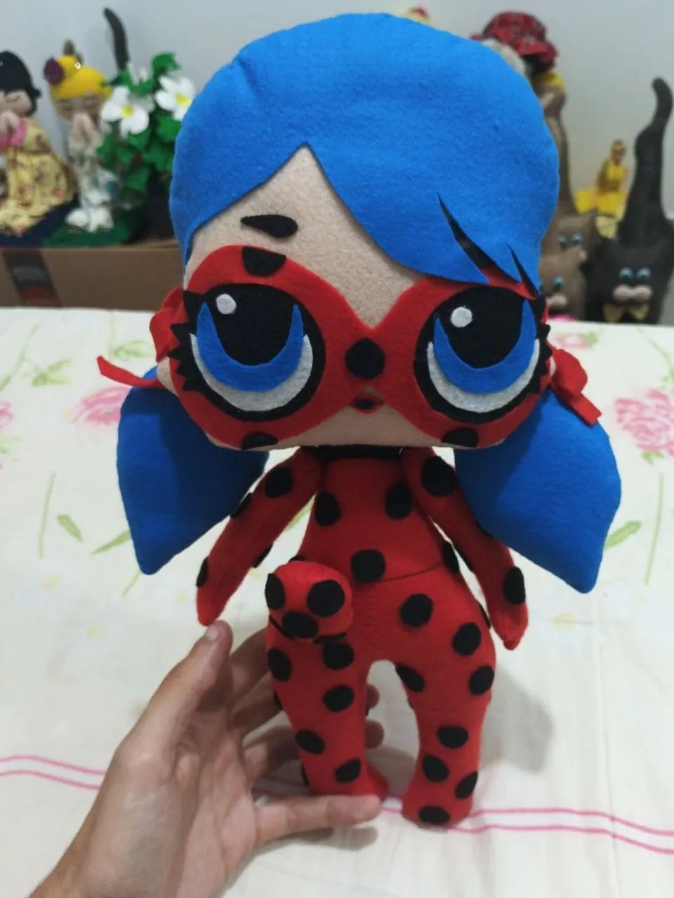 Ladybug artesanal feltro - Foto 2