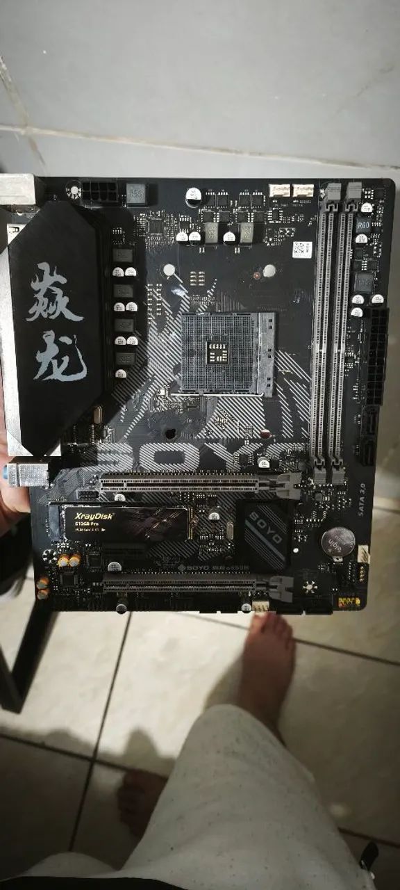 PLACA MÃE SOYO B550M AM4 DDR4 - Foto 2