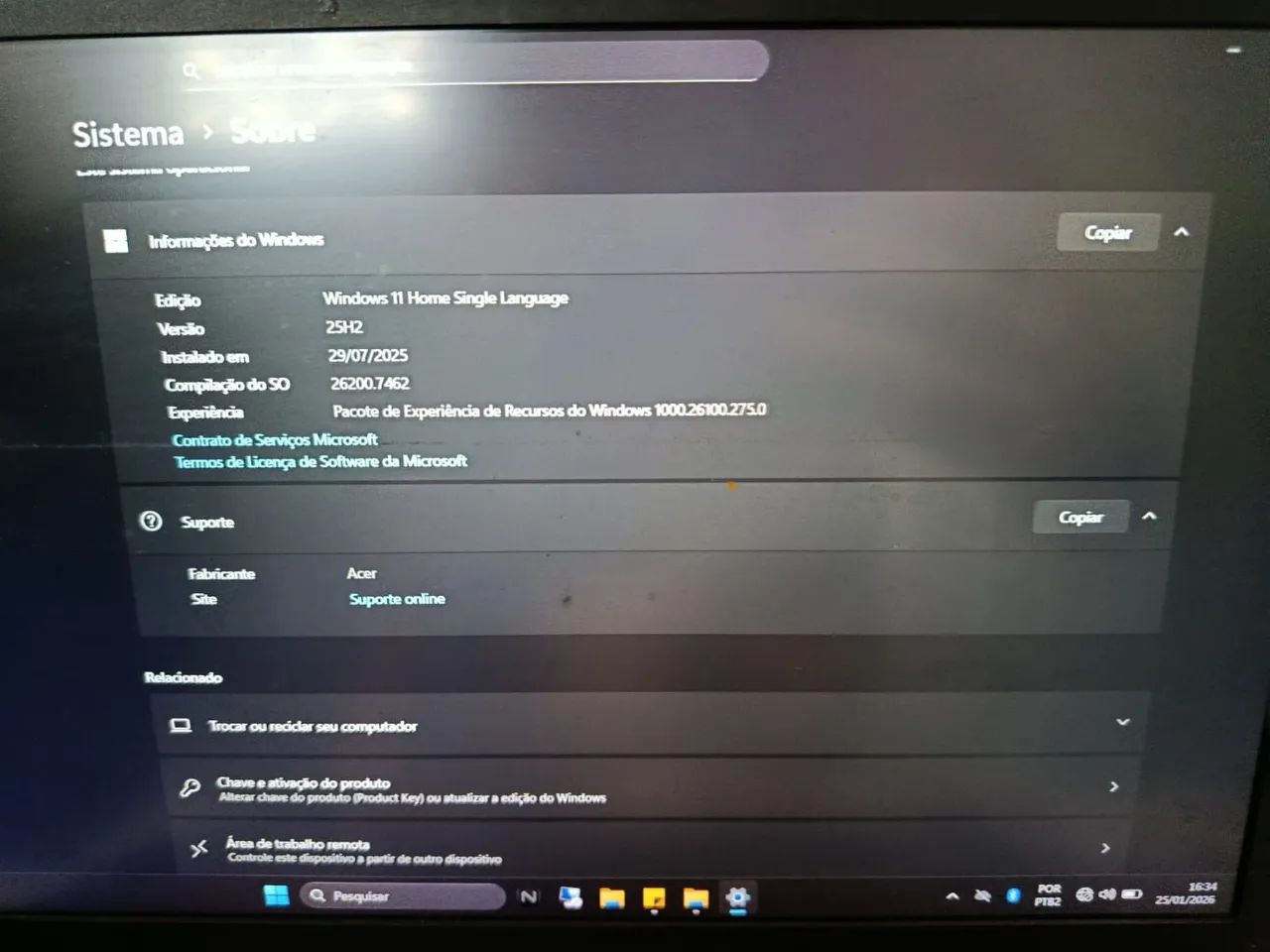 Notebook gamer Acer nitro 5 - Foto 2