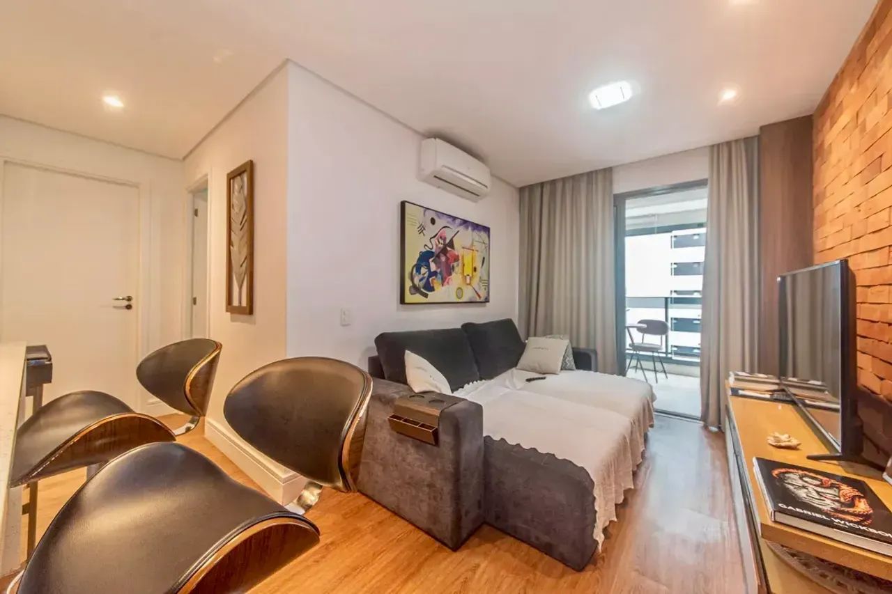 Imóvel para aluguel possui 65 metros quadrados com 2 quartos em Brooklin Paulista - São Pa