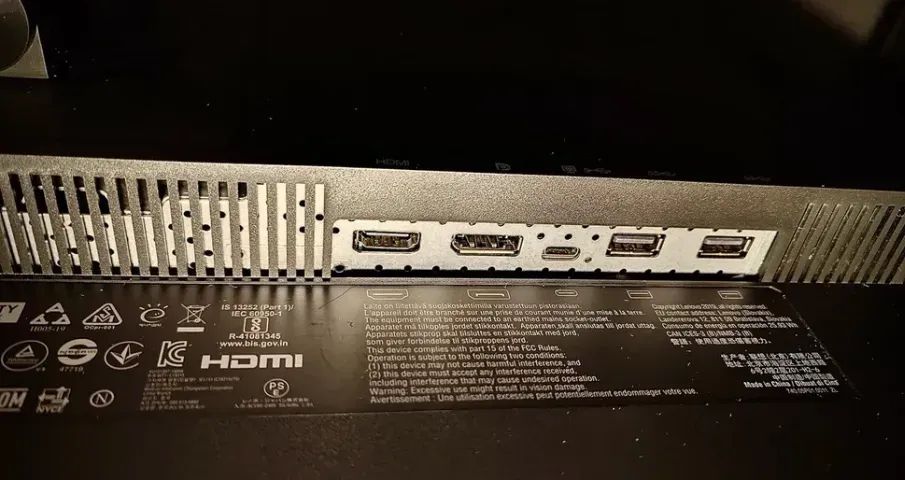 ThinkVision 4K 32 polegadas Monitor profissional Lenovo - Foto 3