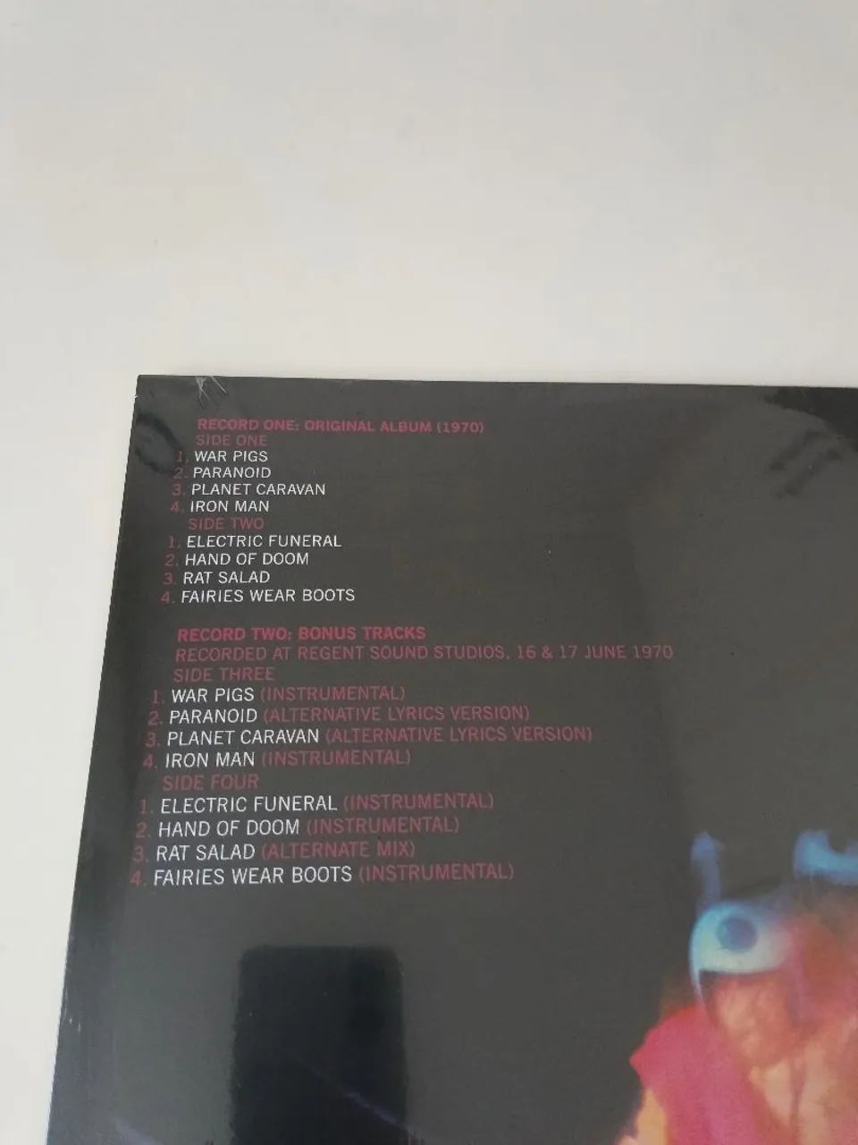  FRETE GRÁTIS Black Sabbath  ParanoiD Deluxe 2 LPs 180 gramas. - Foto 3