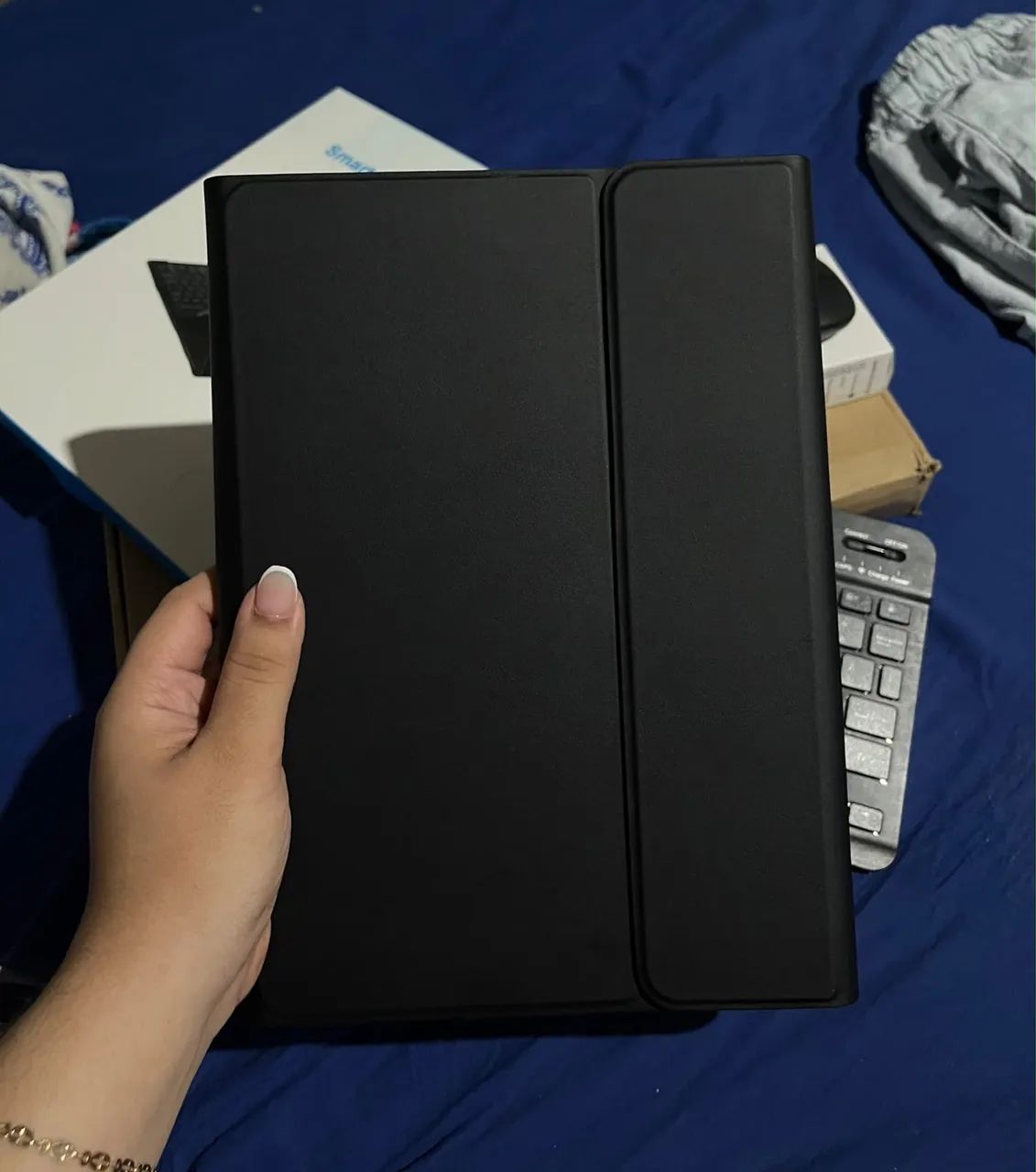 KIT: CAPA, TECLADO E MOUSE NA COR PRETA - Foto 4