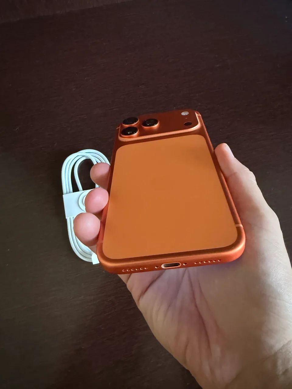 iPhone 17 Pro Max Laranja 256gb Novo - Foto 3