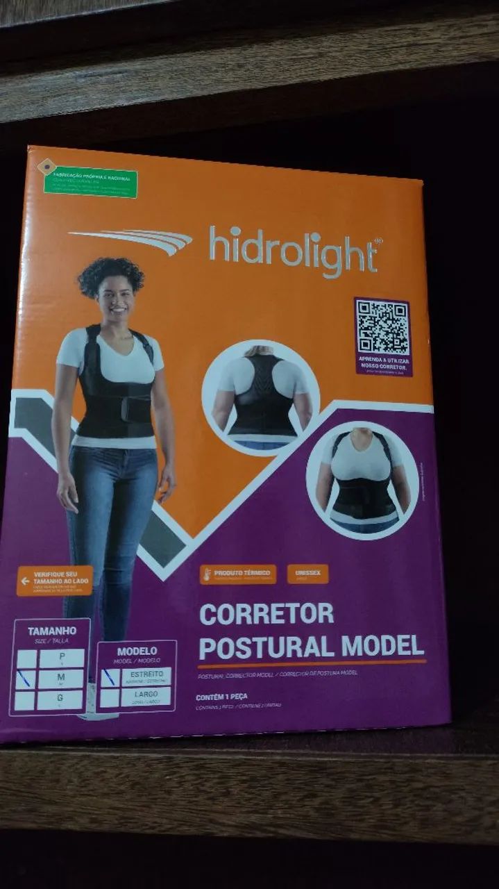 Corretor Postural Ergonômico Cinta Protege Coluna Hidrolight