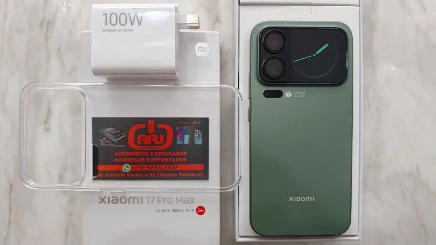 【ファーリザル】XIAOMI 17 Pro Max 12GB/512GBグリーン Xiaomi 17 Pro Max 12GB 512GB 8 Elite Gen 5 - Celulares e