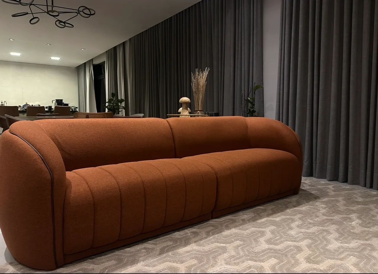 Sofá living - Oportunidade auto padrão! Sofá + poltrona orgânicos.  - Foto 4