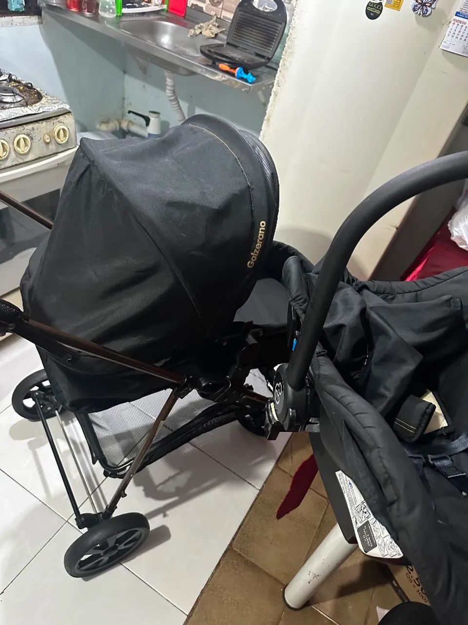 CARRINHO DE BEBÊ GALZERANO - Foto 4