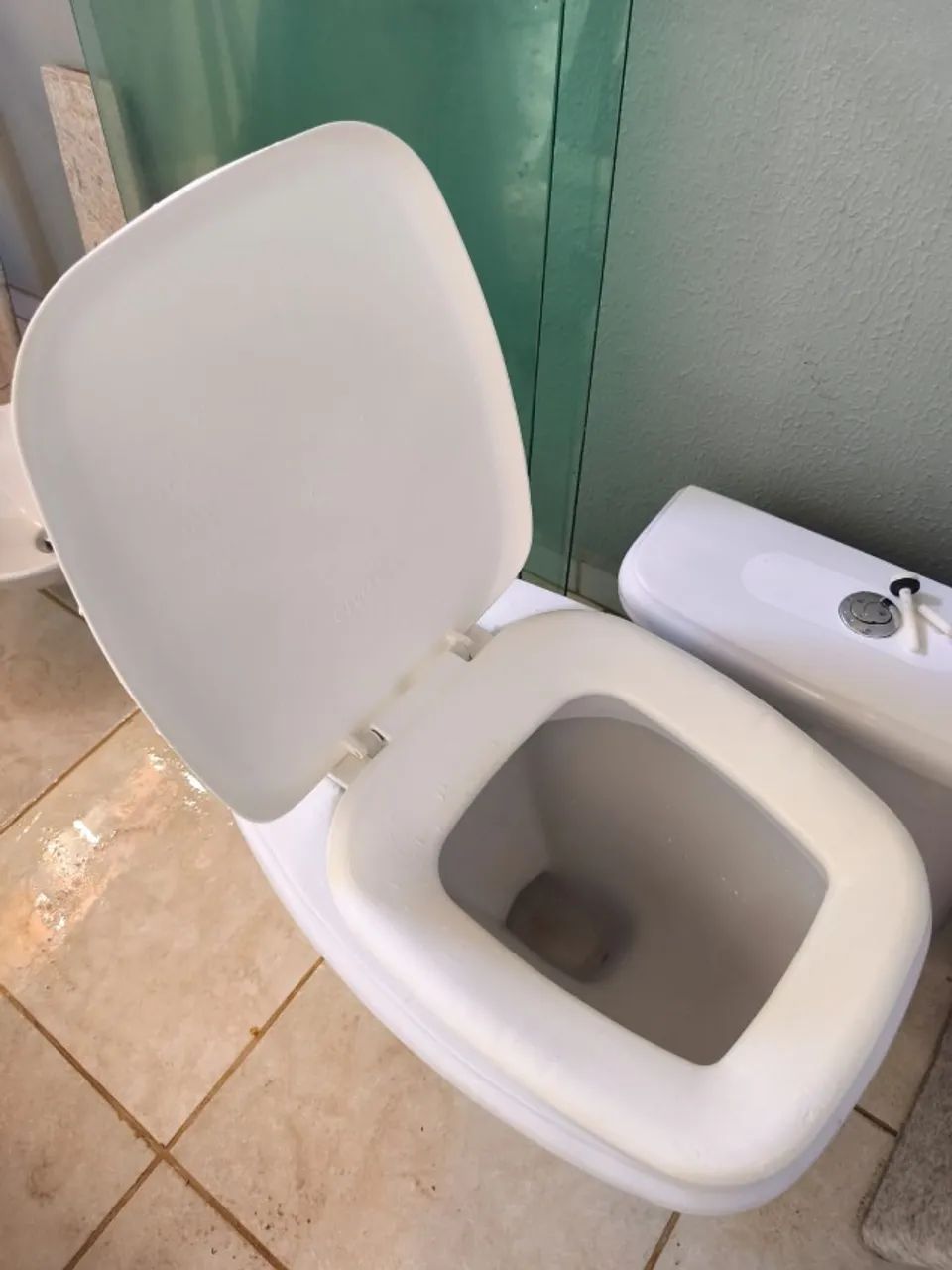 VASO COM CAIXA ACOPLADA E ASSENTO