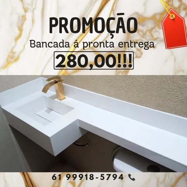 Pia de porcelanato  - Foto 2