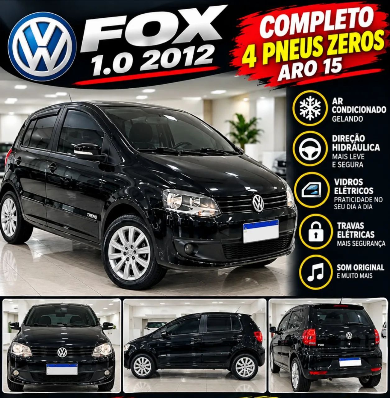 Volkswagen Fox 1.0 MI Total Flex 8V 5P 2012