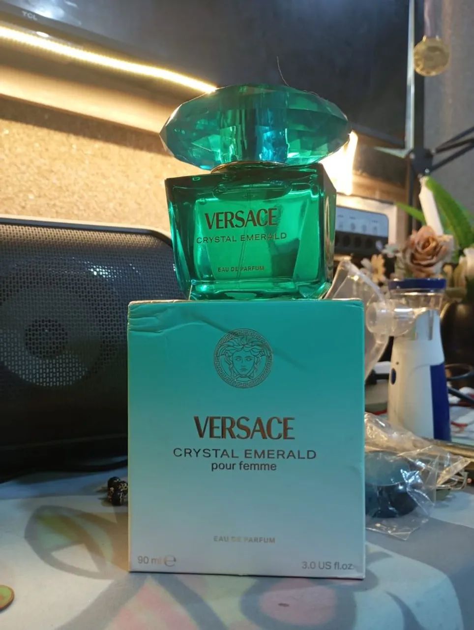 Perfume versace crystal emerald 90ml original  - Foto 5