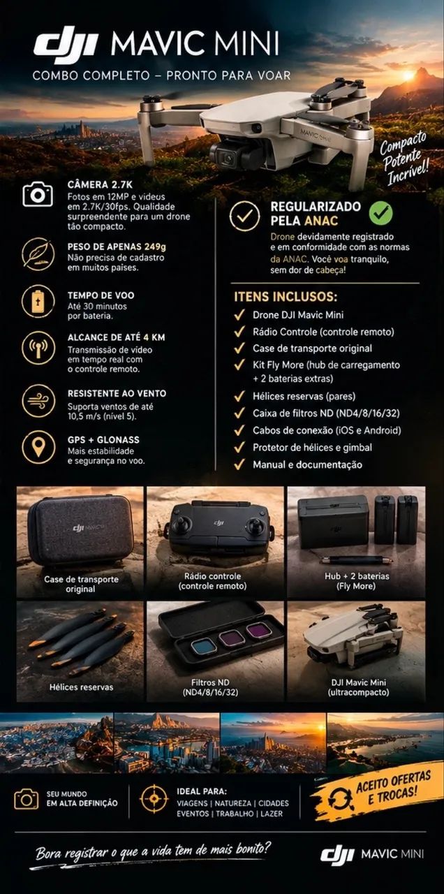 DJI MAVIC MINI ? KIT COMPLETO  - Foto 3