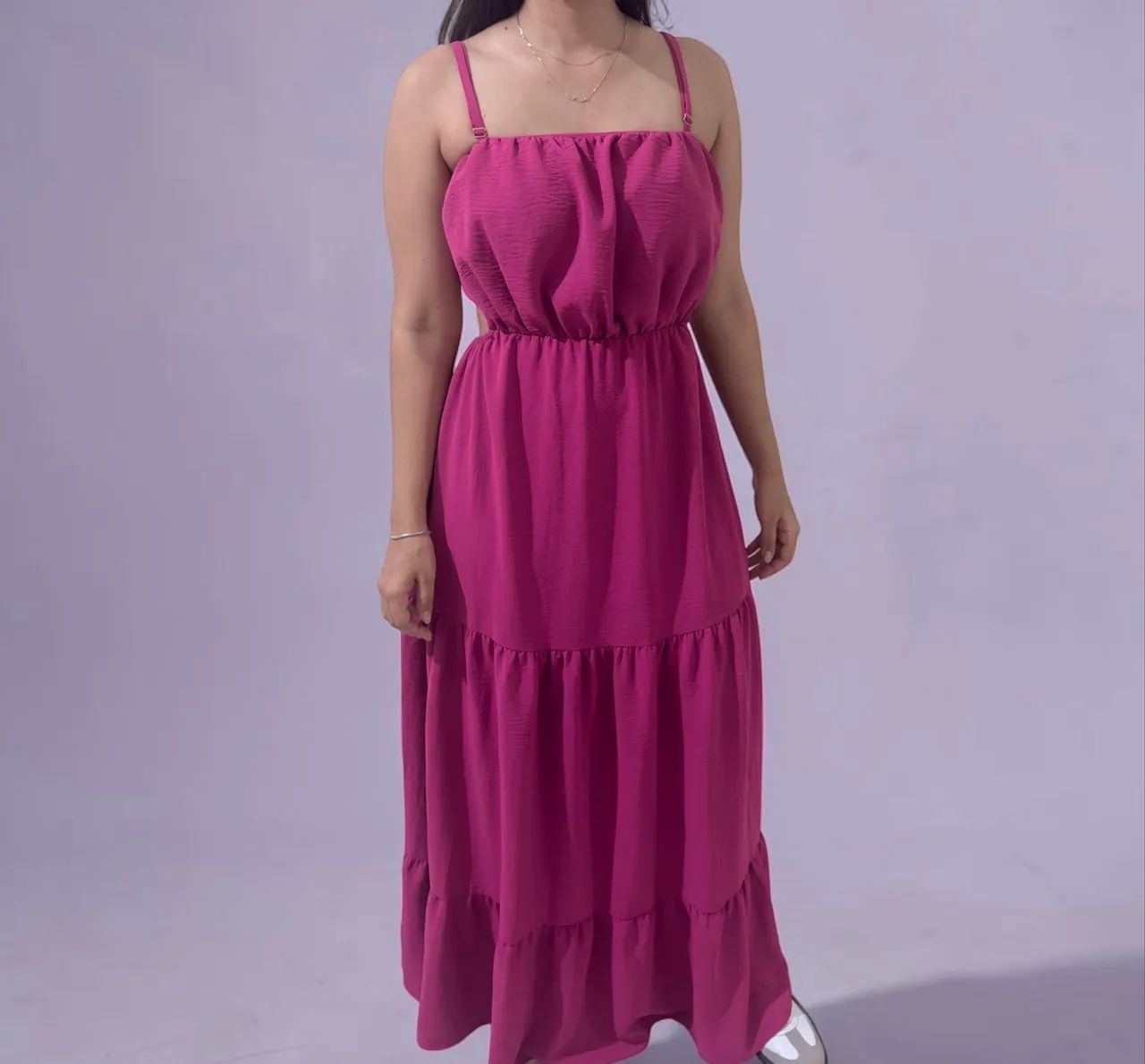 Vestido longo em camadas  - Foto 3