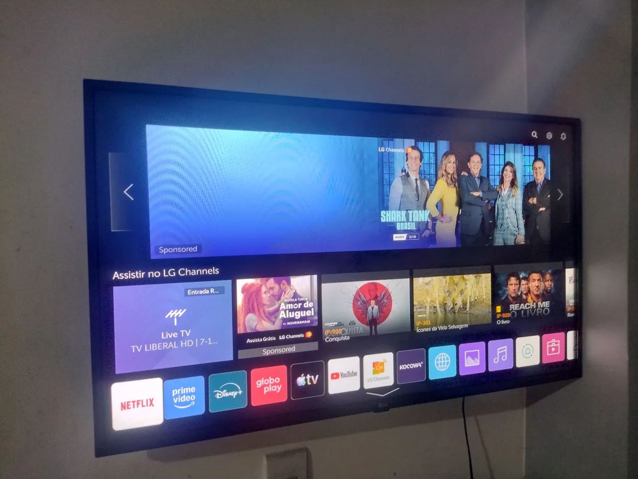 Smart tv 4k LG 43 polegadas leia o anucio 