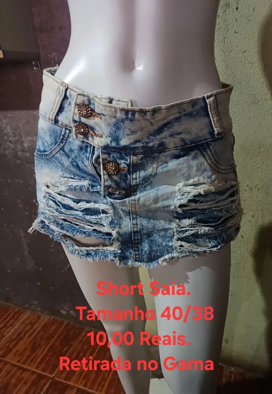 Short Saia Tamanho 38/40