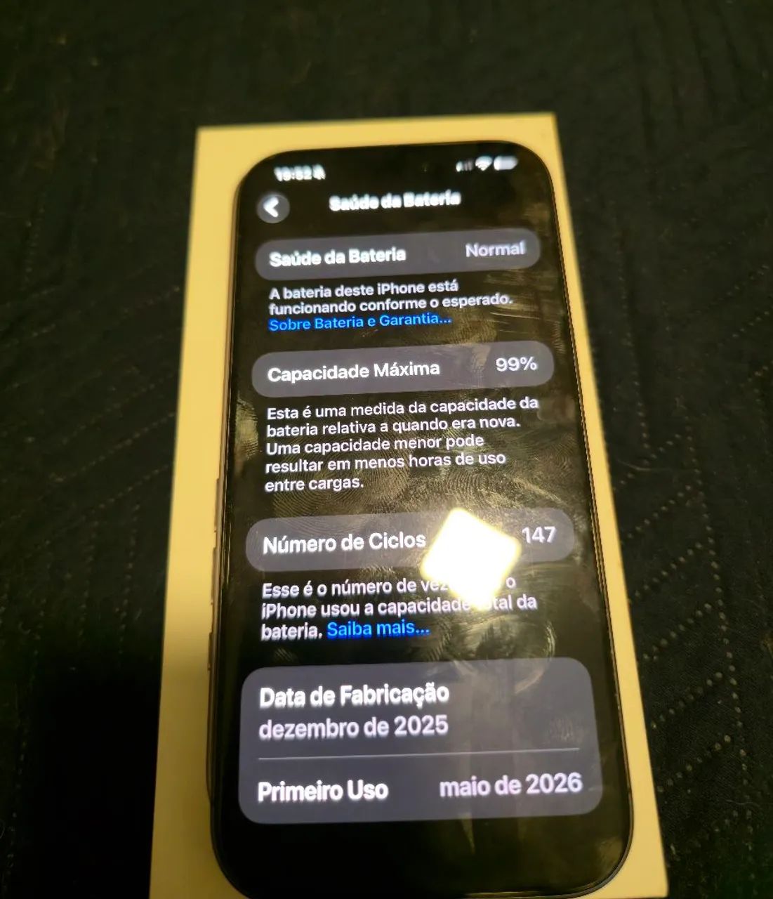 Iphone 17 256GB - 99% bateria original - Foto 5
