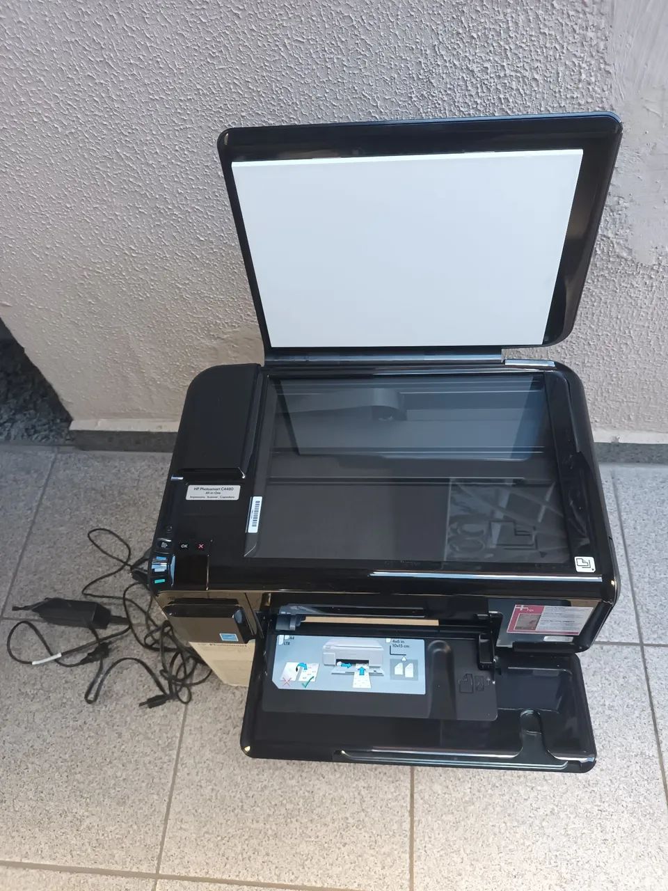 Impressora Multifuncional HP C4480 preta
